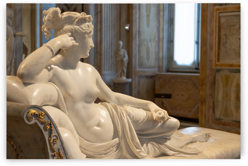 Rome Italy   Paolina Borghese Bonaparte as Venus Victrix by sc by Paolo Modena