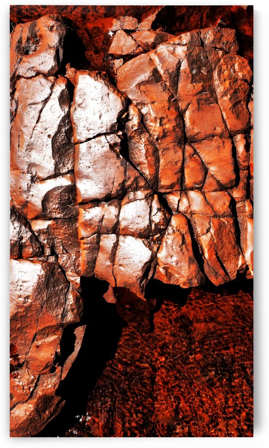 Australia Rocks - Abstract 33 by Lexa Harpell