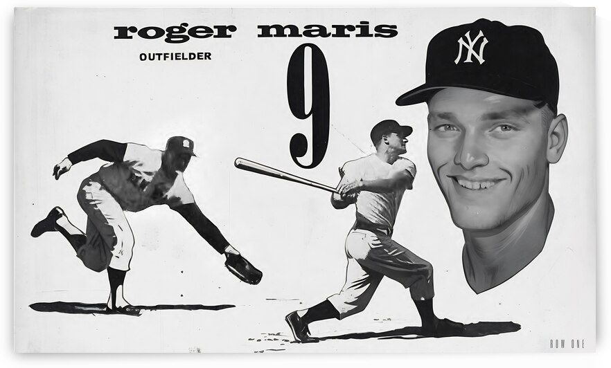 2024 Cyber Monday Deals: 1963 Roger Maris Art by Row One Brand