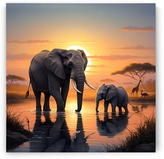 Dans la savane  by ART DIGITAL VISUEL