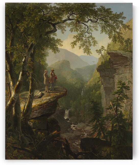  Asher Brown Durand - Kindred Spirits  1849 by Timeless Artowrk