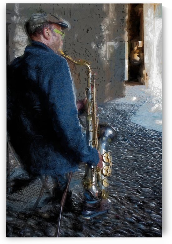 Saxophone player by girouArd