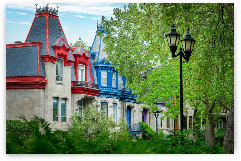 Victorian houses in Montreal by DELPHIMAGES