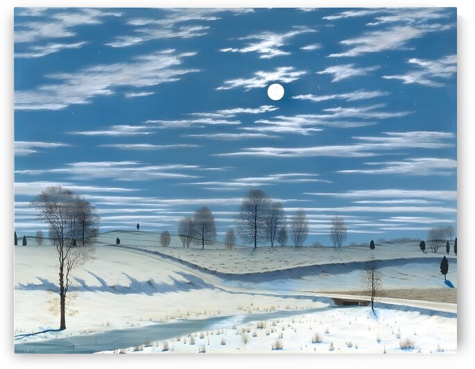  Winter in the Moonlight 1869 by FREDO2025