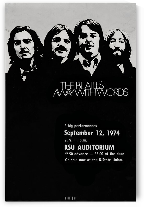 1974 Beatles Ad by Row One Brand