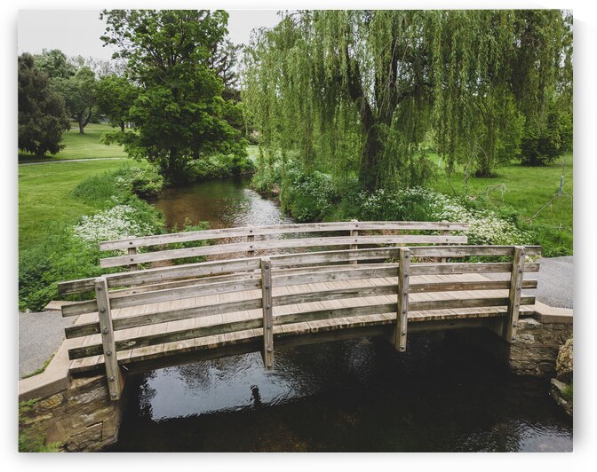 Cedar Creek West Bridge Aerial by Jason Fink