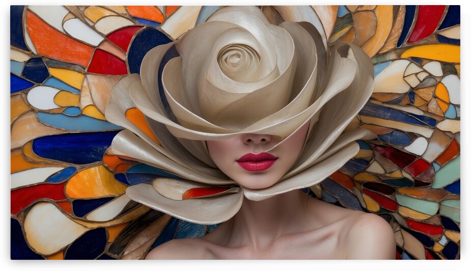 Stained Glass Roses   3 by The Mabazza Foundation 