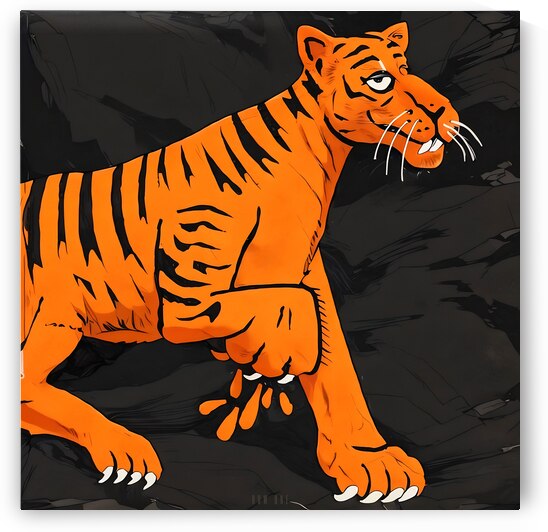 1983 Tiger Art Remix by Row One Brand