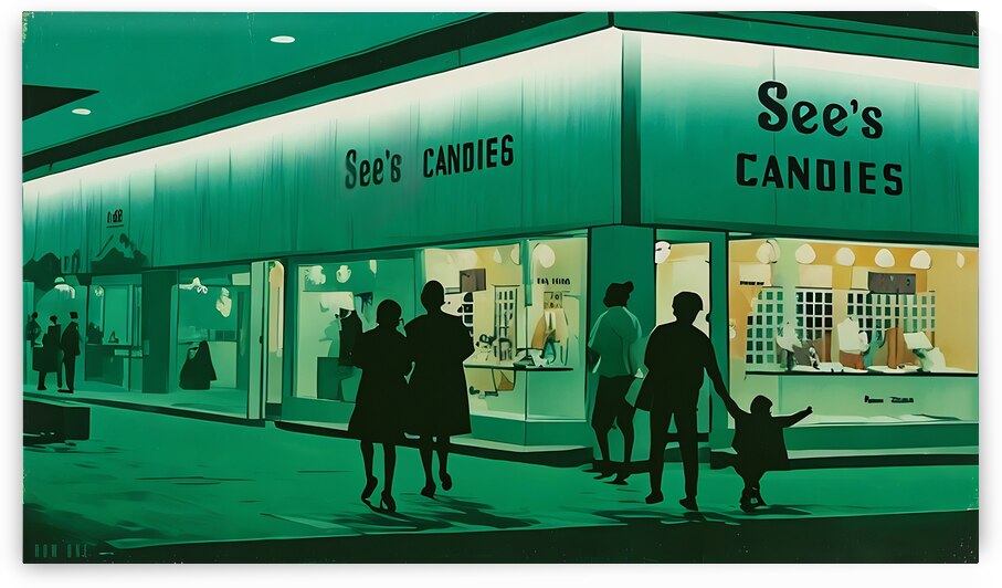 Sees Candies Vintage Art by Row One Brand
