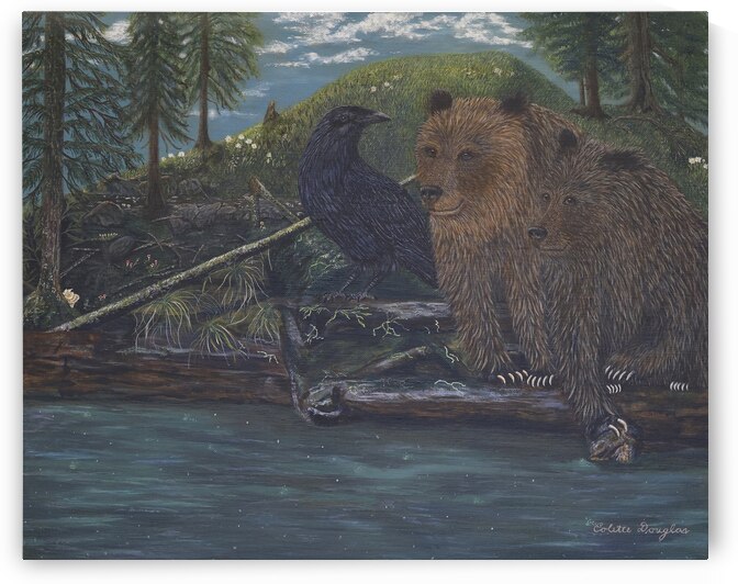 Fishing Buddies III by Colette Douglas