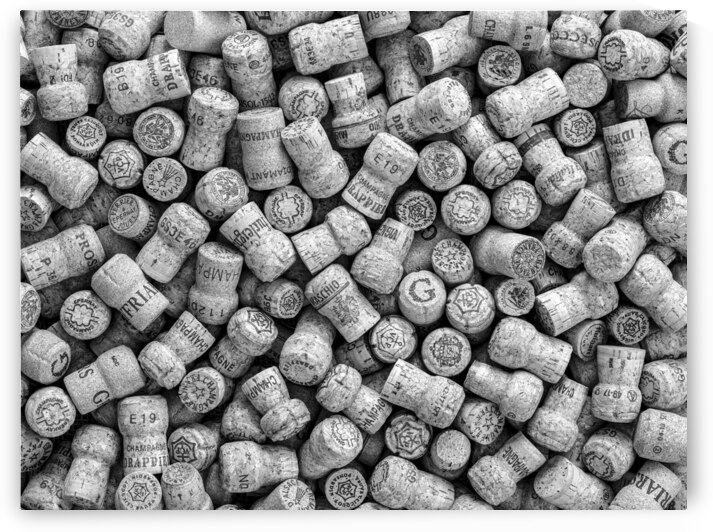 Vintage Cork Collage by Assaf Frank