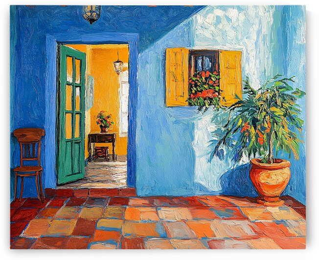 Mexican Home Interior Style of Van Gogh by Travelling Light