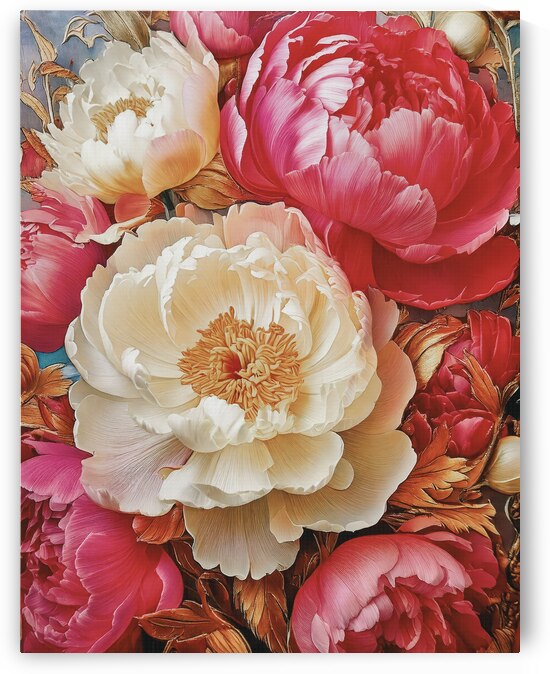 Peonies Illustrated by Thea Menagh