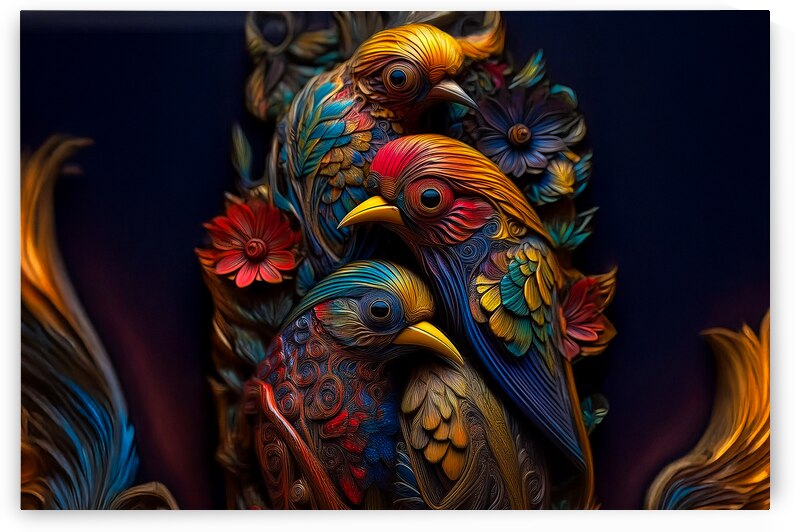 Bird Mural 1 by Bob Tamburello