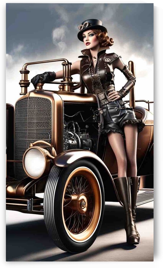 Vintage Pin-Up Raven Steele by Rikki Rocx Designs