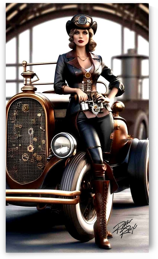 Vintage Pin-Up Ruby Rebel by Rikki Rocx Designs