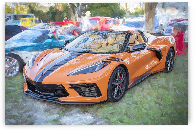 2024 Amplify Orange Corvette X2 1 by Rich Franco