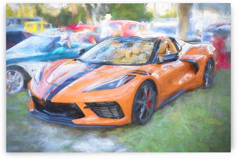 2024 Amplify Orange Corvette X2 3 by Rich Franco