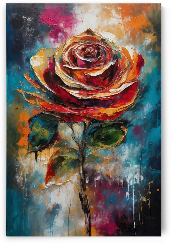 A stroke of crimson a dash of gold 1 by The Mabazza Foundation 