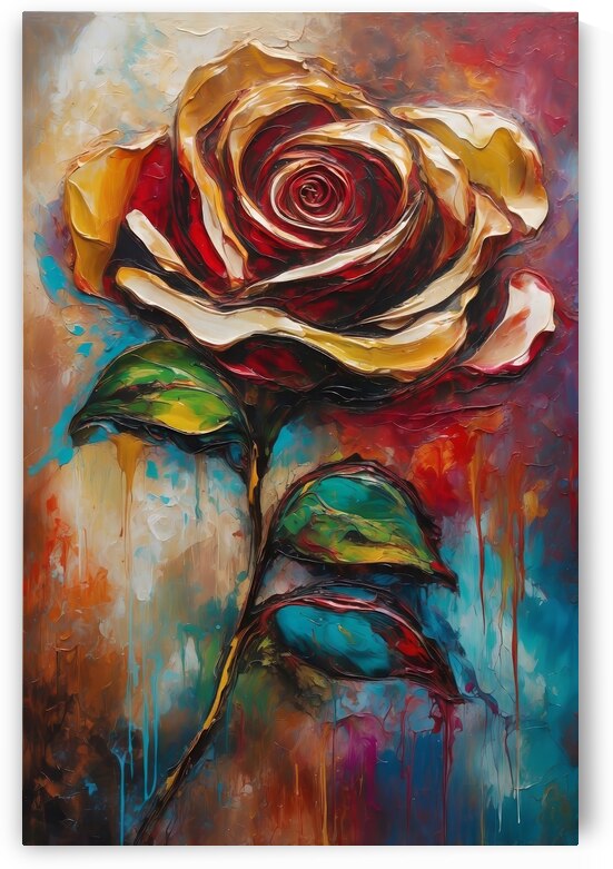 A stroke of crimson a dash of gold 3 by The Mabazza Foundation 