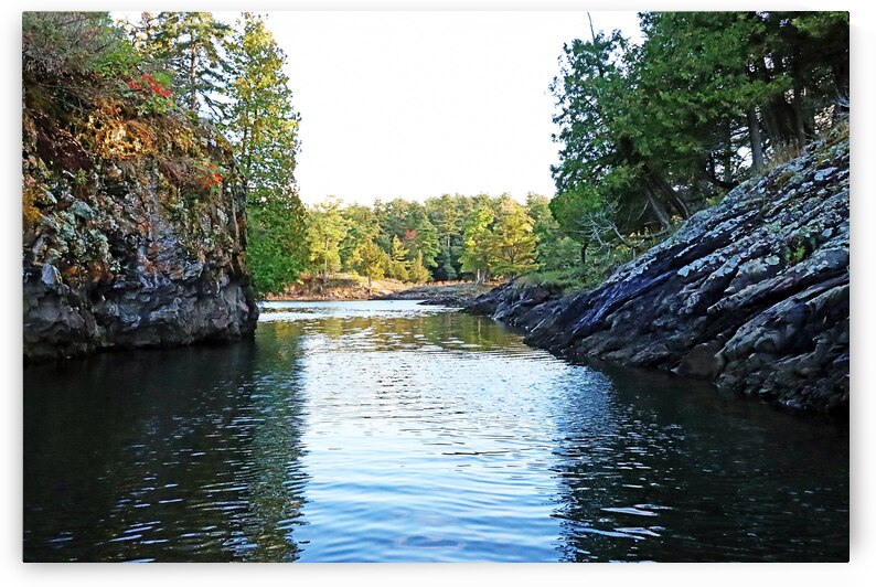 Hanging Rock II McGregor Bay by Deb Oppermann