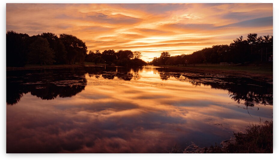 Lake Muhlenberg September Sunset by Jason Fink