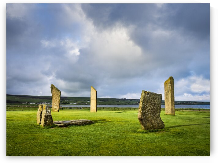 The Stones of Stenness Orkney Scotland by Travelling Light
