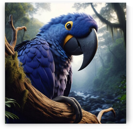 Hyacinth Macaw  by Nature s Child