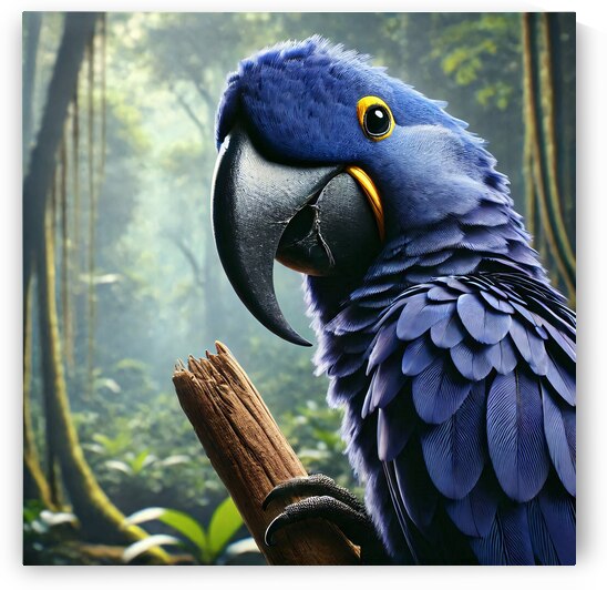 Hyacinth Macaw  by Nature s Child