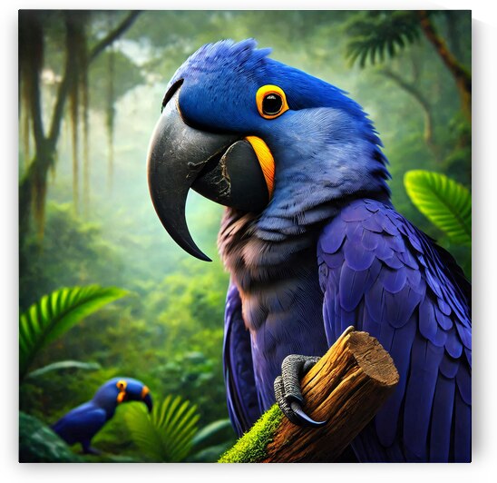 Hyacinth Macaw  by Nature s Child