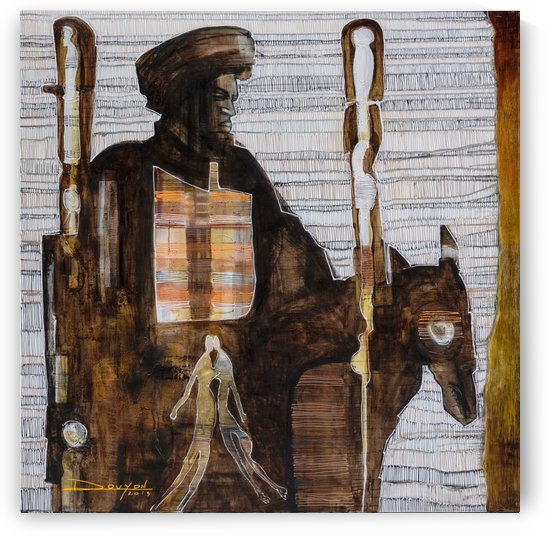 Shadow horserider 2 by Marie-Denise Douyon