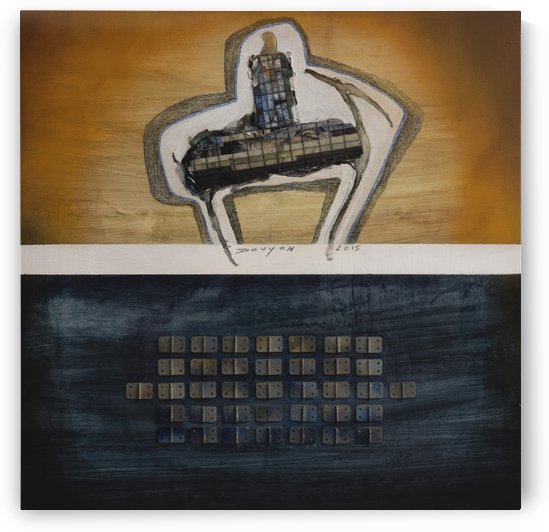 Sand horserider by Marie-Denise Douyon