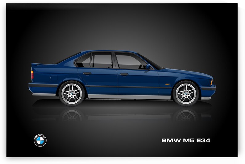BMW M5 E34 B by Conceptual Photography