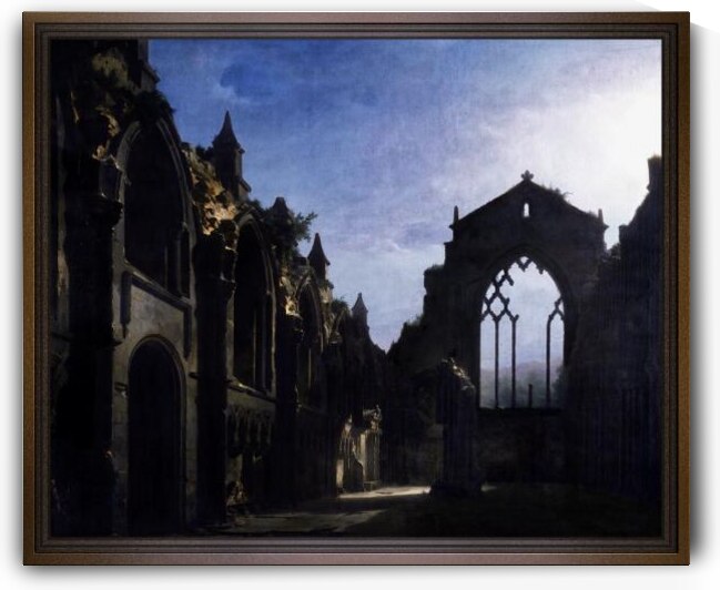 The Ruins of Holyrood Chapel by Louis Daguerre by xzendor7
