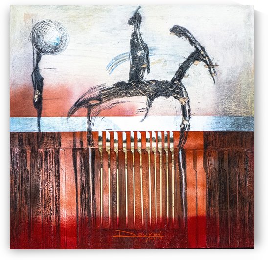 Shadow horserider 4 by Marie-Denise Douyon