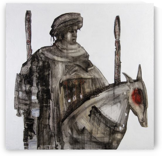 Shadow horserider 5 by Marie-Denise Douyon