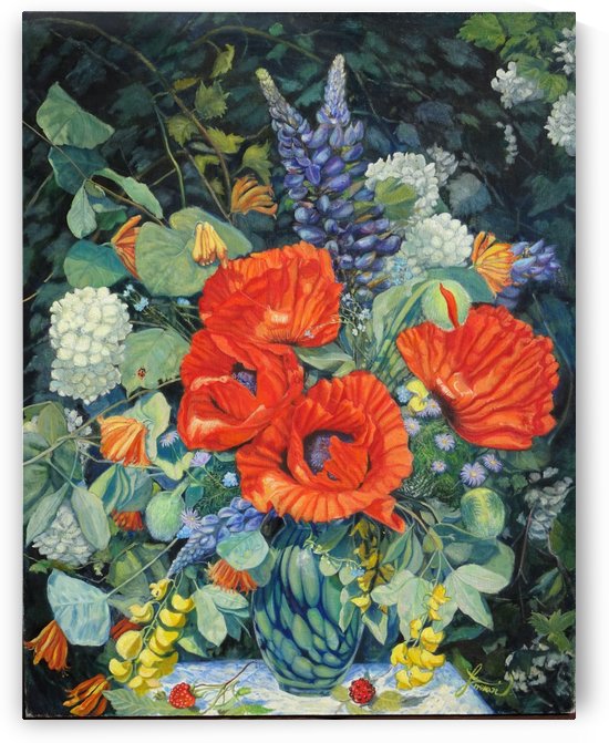 Poppies by Inoka LaVallee