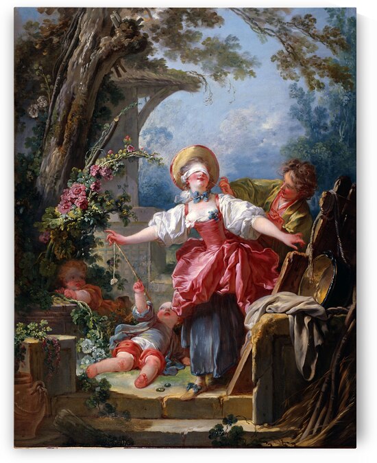 Jean-Honore Fragonard - Blind-Man’s Buff by Wirla
