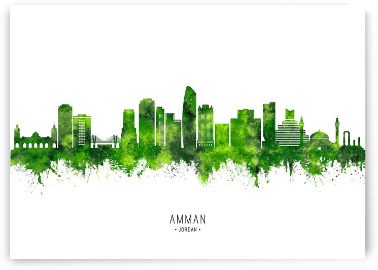 Amman Jordan Cityscape by Towseef Dar
