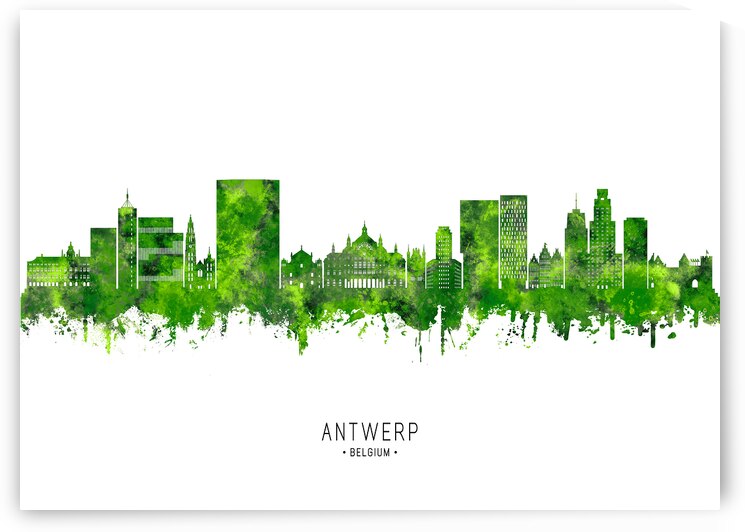 Antwerp Belgium Cityscape by Towseef Dar