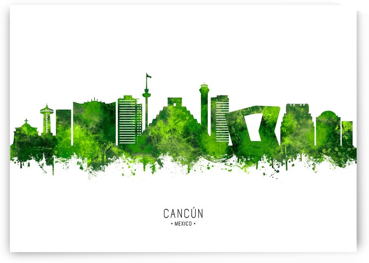 Cancun Mexico Cityscape by Towseef Dar