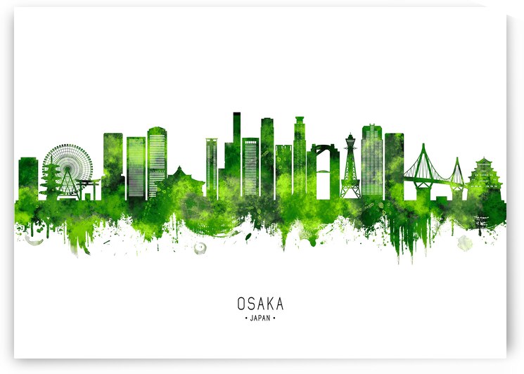 Osaka Japan Cityscape by Towseef Dar