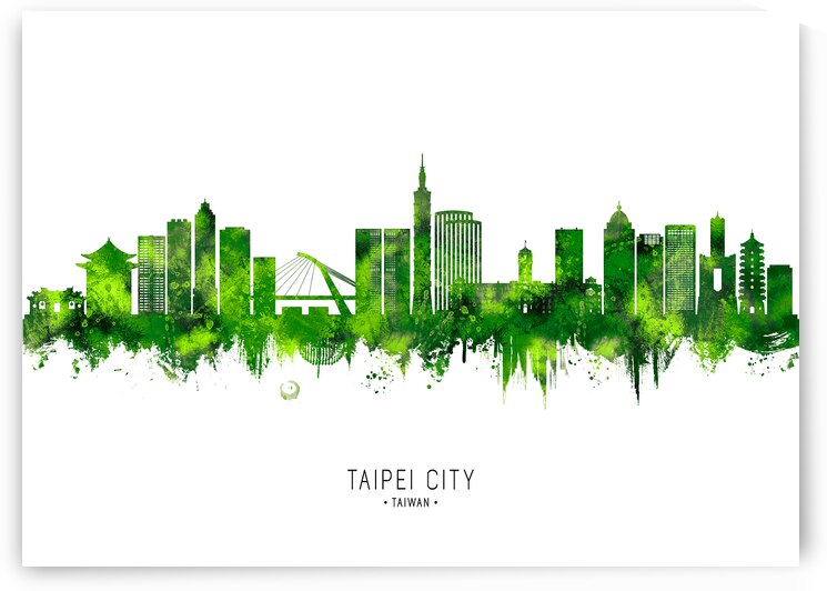 Taipei Taiwan Cityscape by Towseef Dar