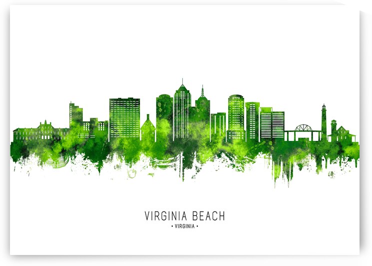 Virginia Beach Virginia Cityscape by Towseef Dar