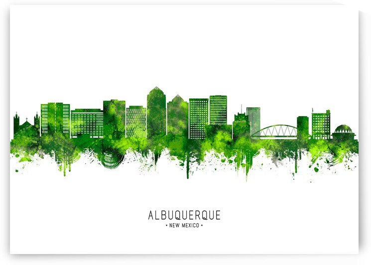 Albuquerque New Mexico Cityscape by Towseef Dar