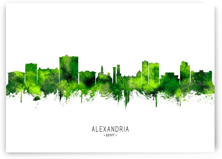 Alexandria Egypt Cityscape by Towseef Dar