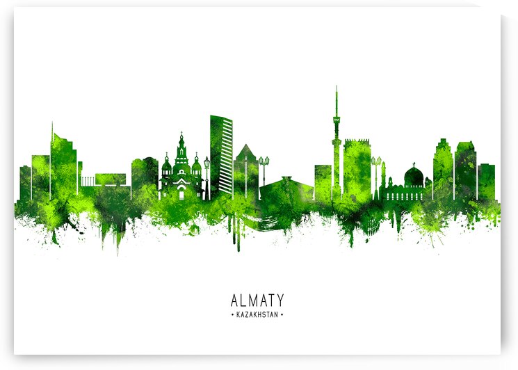 Almaty Kazakhstan Cityscape by Towseef Dar