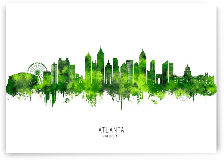 Atlanta Georgia Cityscape by Towseef Dar