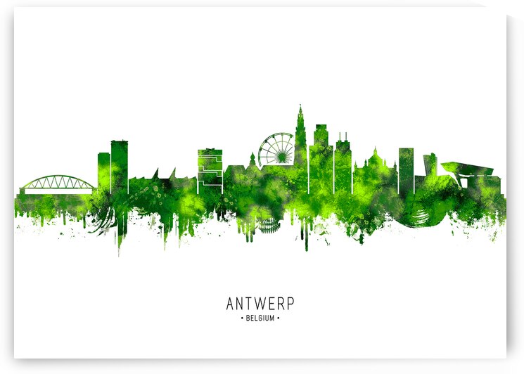 Antwerp Belgium Cityscape by Towseef Dar