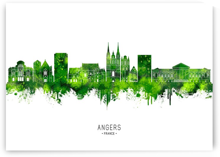 Angers France Cityscape by Towseef Dar